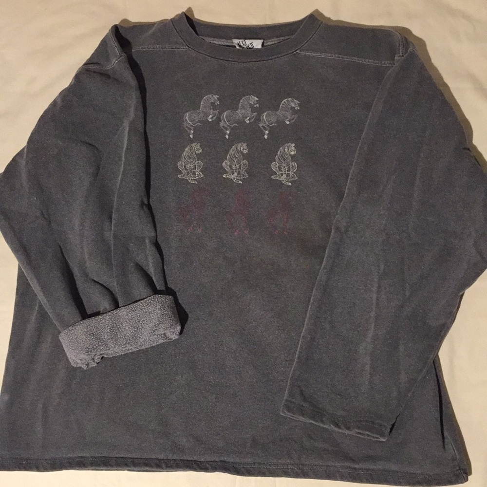 Gray Nurit Garrett sweatshirt Size M, 100% cotton